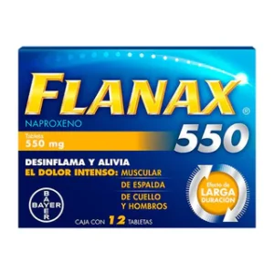 Flanax 550 Caja con 12 Tabletas