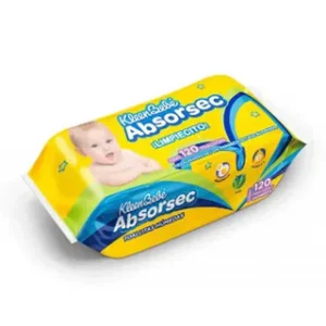Toallitas Húmedas Kleenbebé Absorsec 120 Pzs